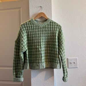 Boden Mint Cropped Sweater: Small